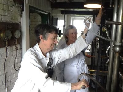 working the crofton beam engine